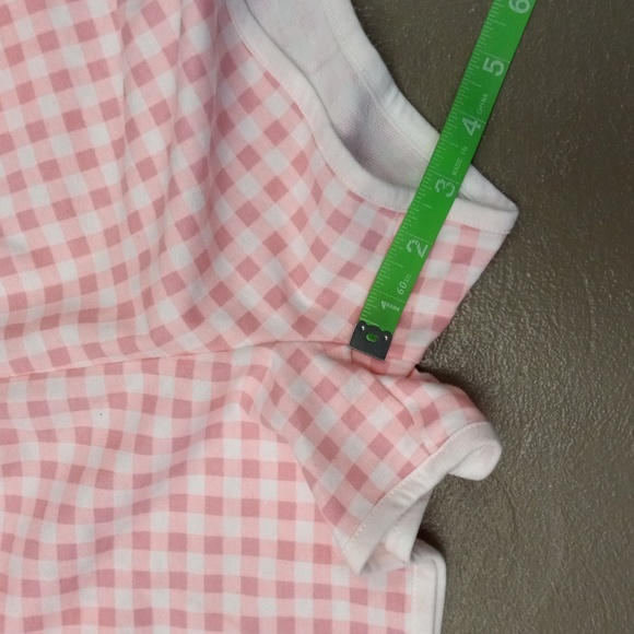 Champion Authentic Athleticwear Pink and White Checkered Top and Matching Shorts - Picture 13 of 16